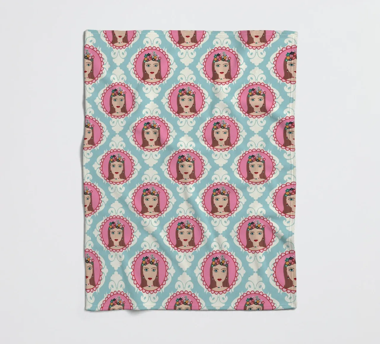 Im Herzen Prinzessin  PATTERN coperta in pile da Miris bunte Modewelt