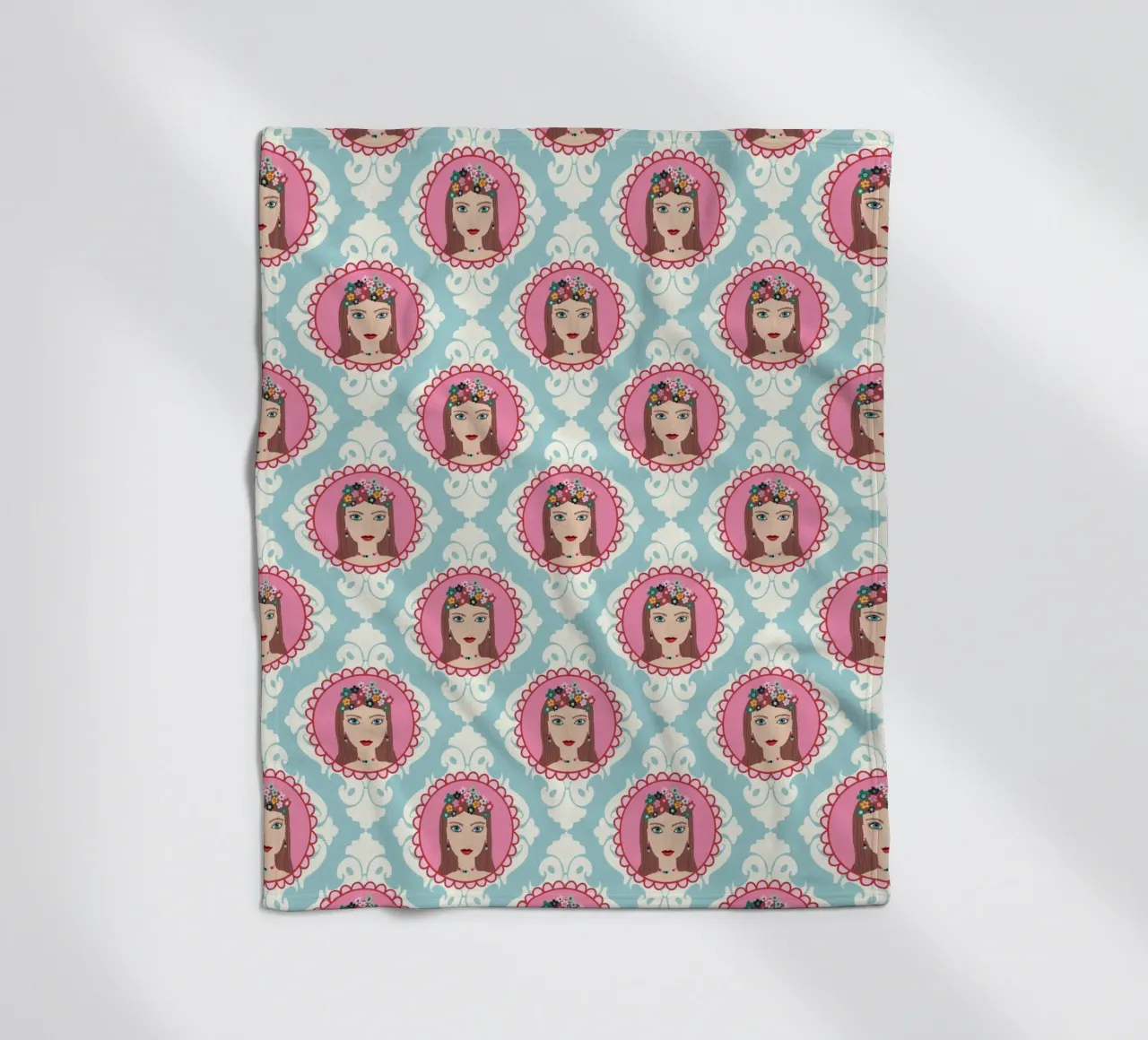 Im Herzen Prinzessin  PATTERN coperta in pile da Miris bunte Modewelt