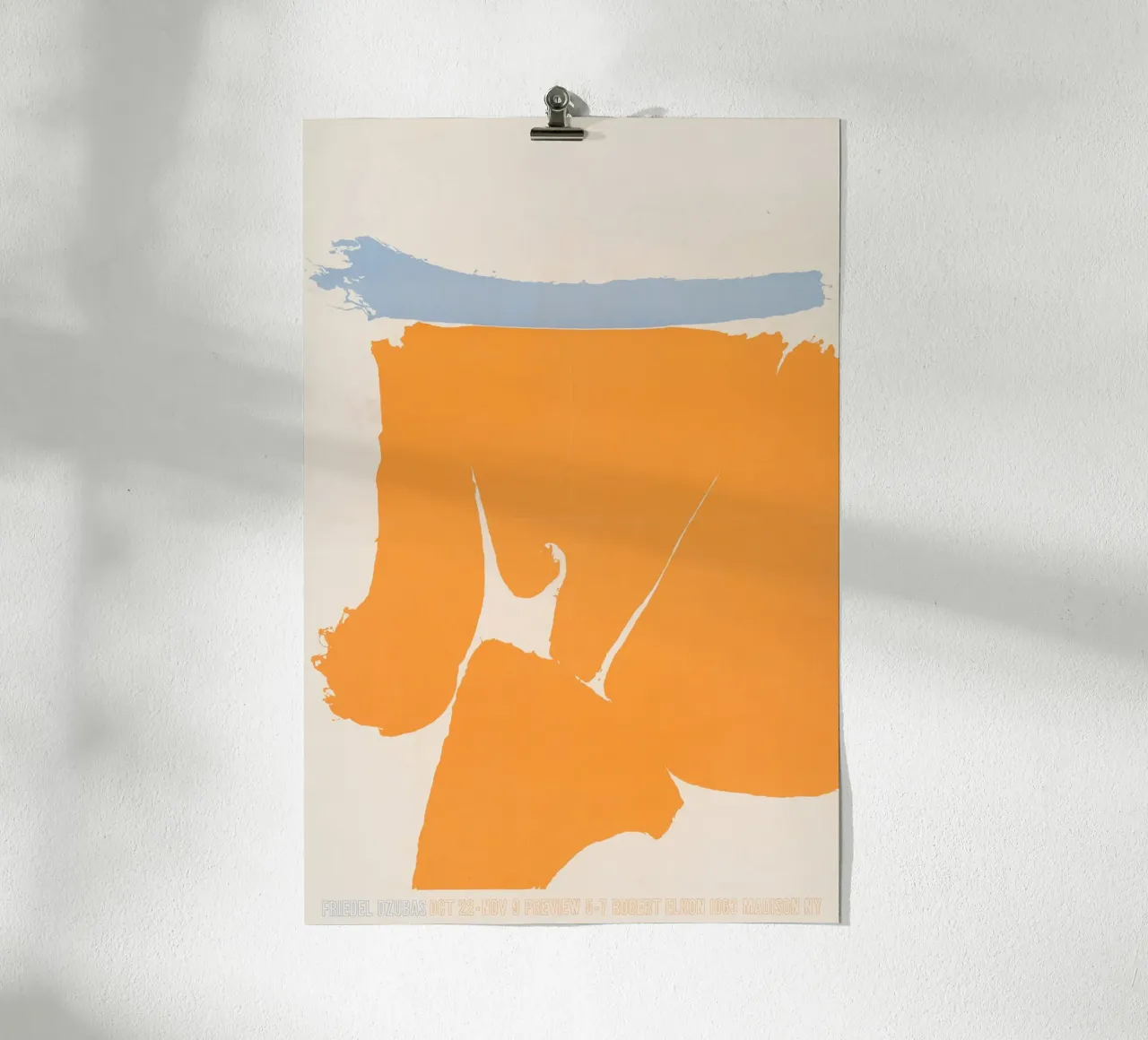 Friedel Dzubas - Abstrakte Kunstausstellung poster con telaio in alluminio da Old Masters