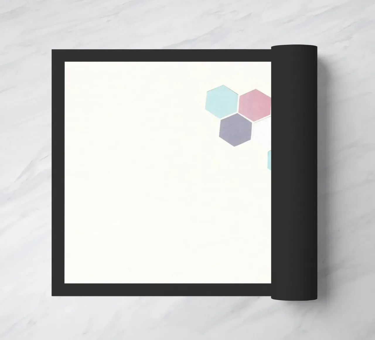 Wallflower doormat by Cassia Beck Collage