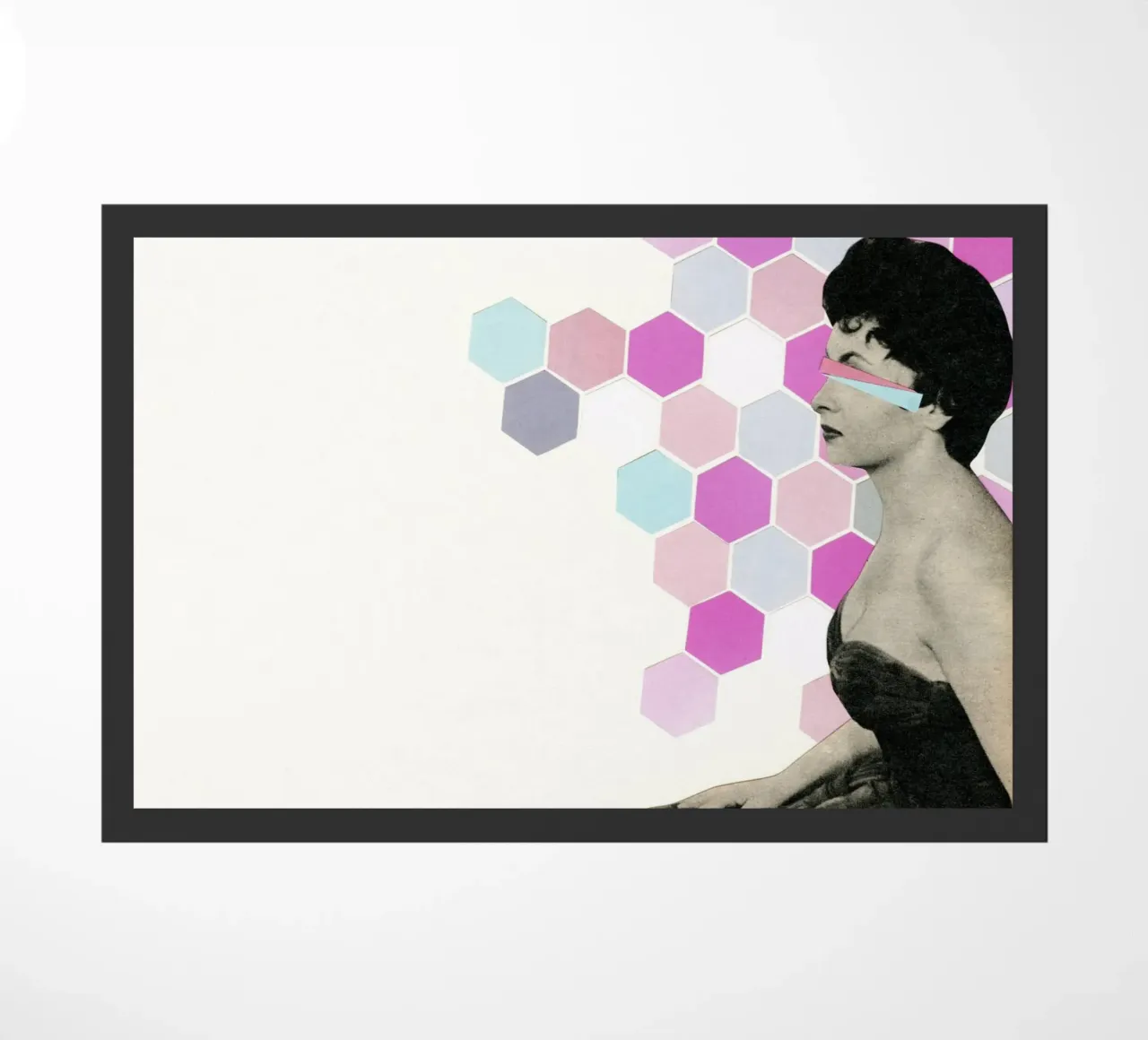 Wallflower doormat by Cassia Beck Collage