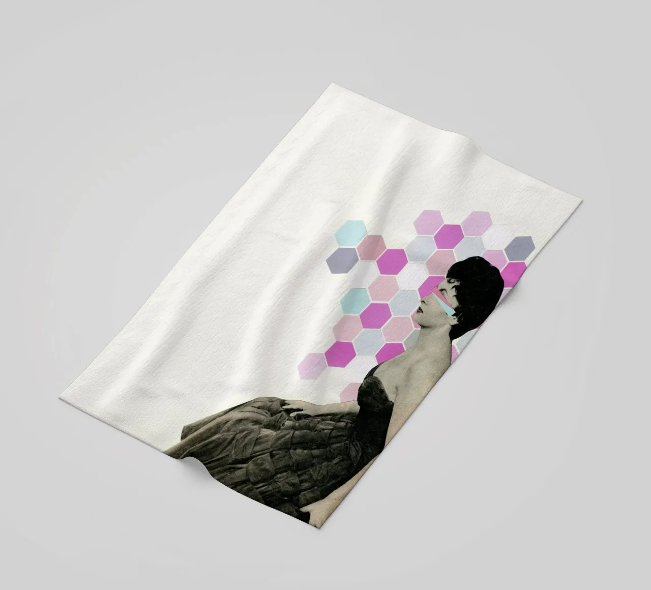 Fiordaliso telo mare da Cassia Beck Collage