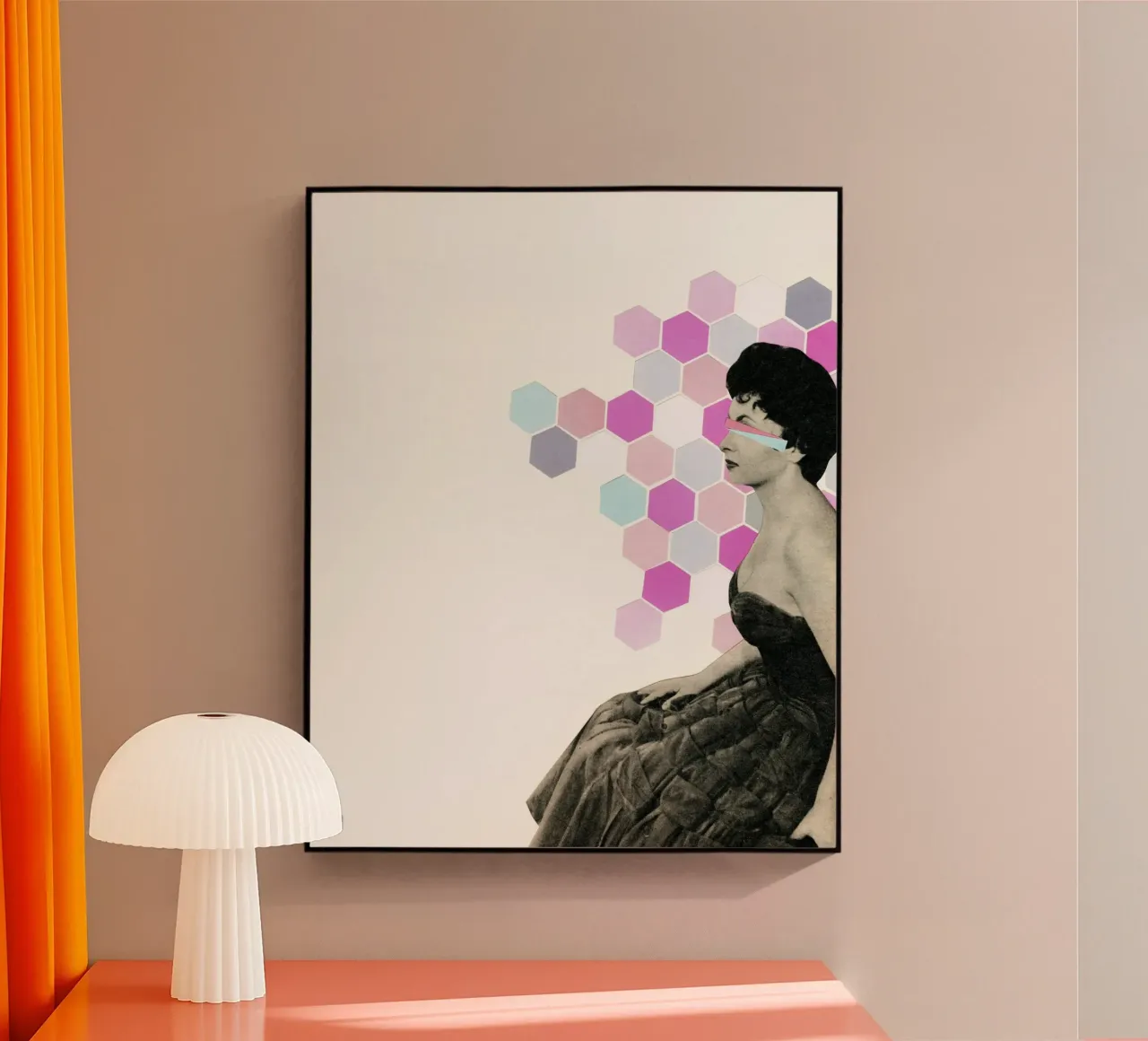 Fiordaliso plexiglass da Cassia Beck Collage