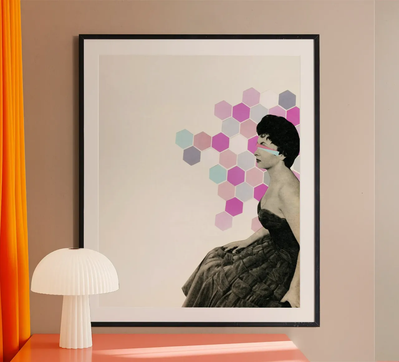 Wallflower poster da Cassia Beck Collage