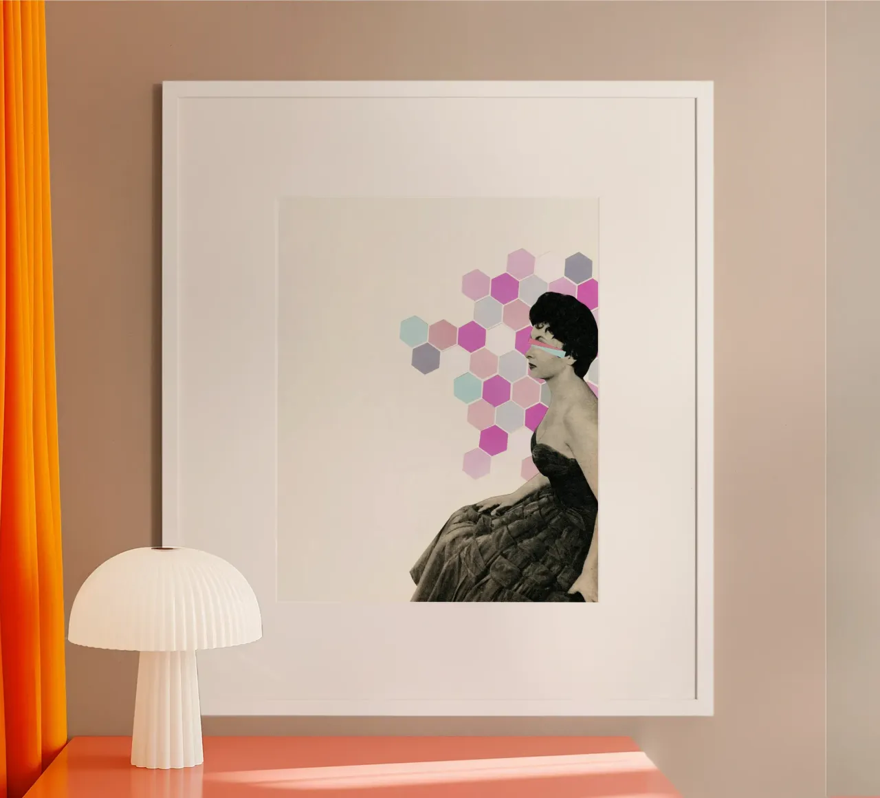 Wallflower poster da Cassia Beck Collage