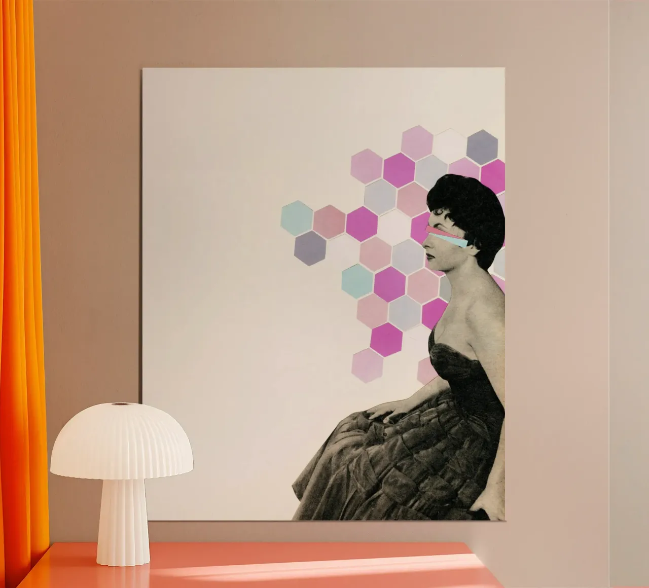 Wallflower poster da Cassia Beck Collage