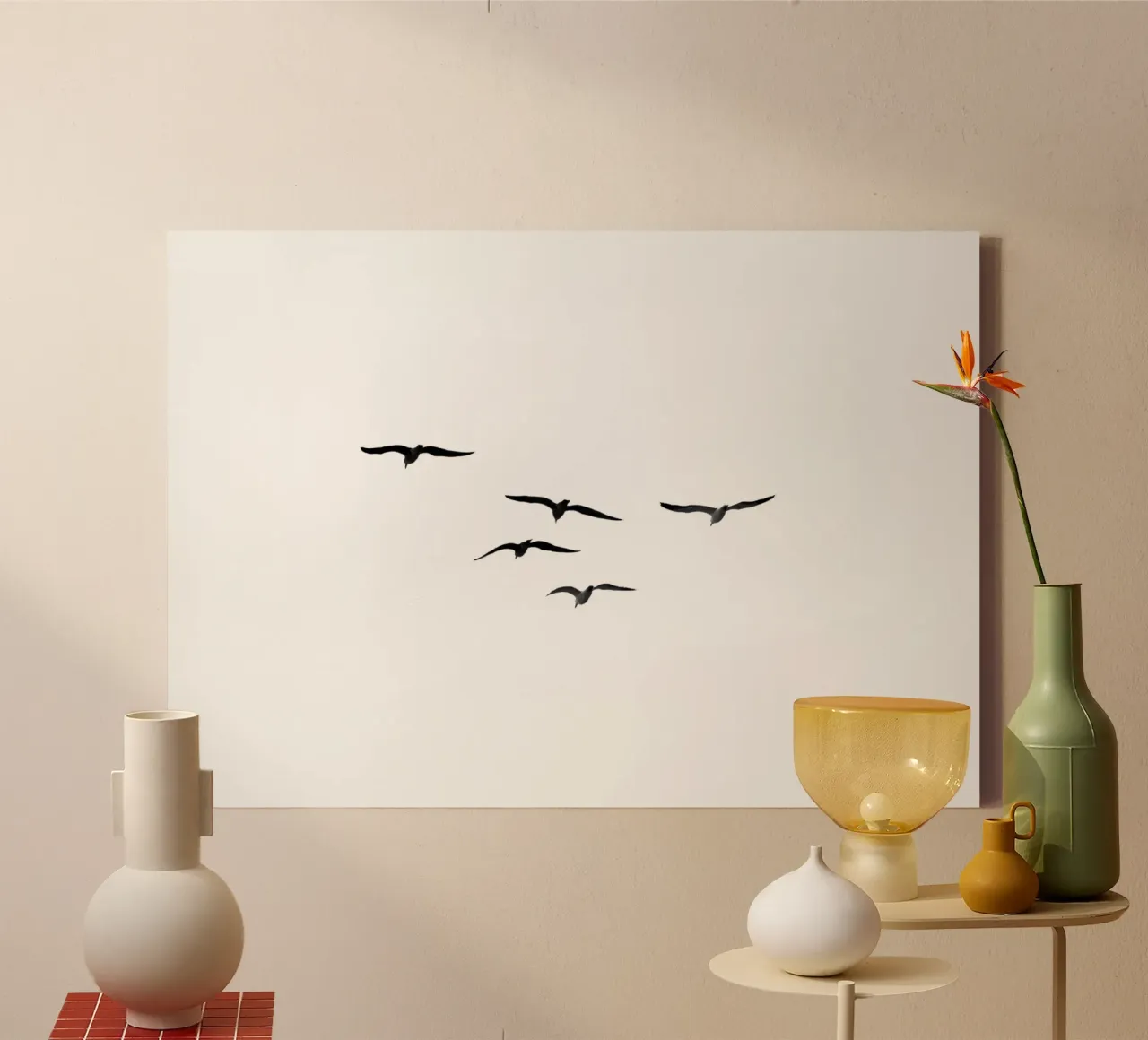 Vogels #2 canvas van rafael campezato