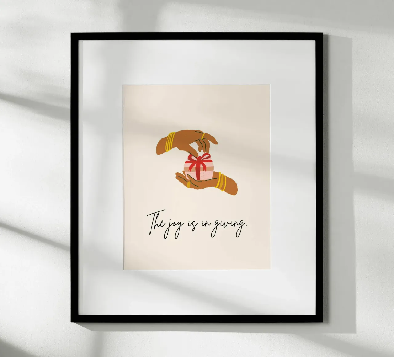 The joy is in giving. hahnemühle de designsbysophia