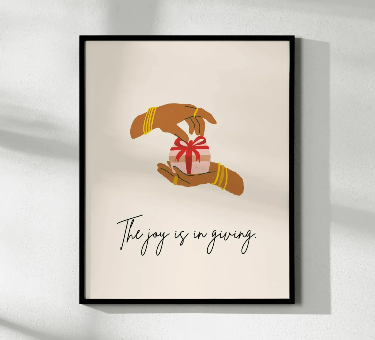 The joy is in giving. hahnemühle de designsbysophia