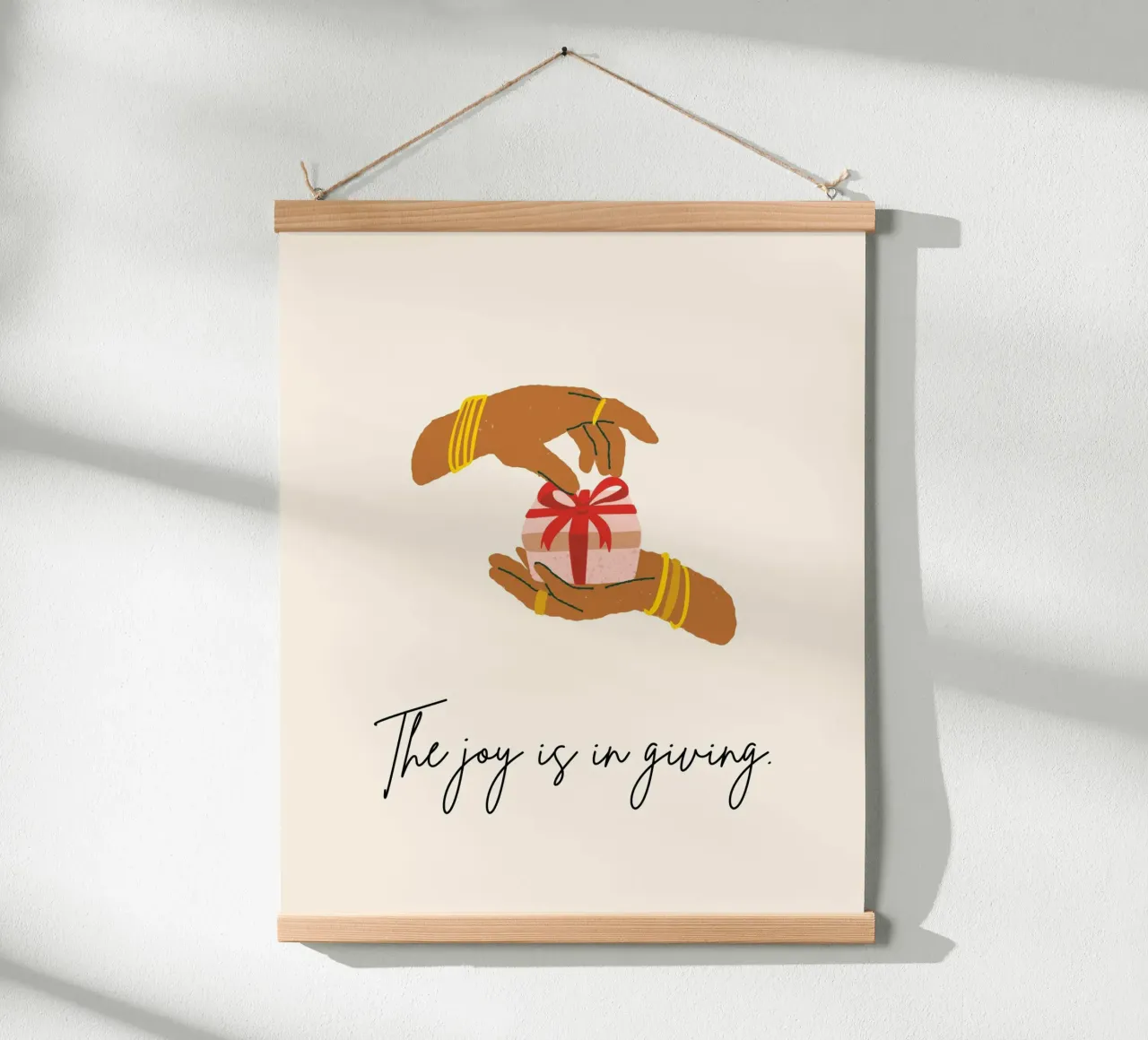 The joy is in giving. hahnemühle de designsbysophia