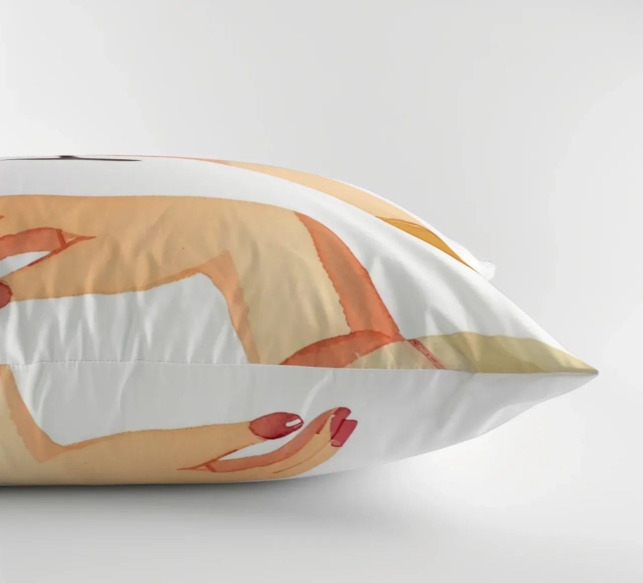 Weinglas decorative cushion by designsbysophia