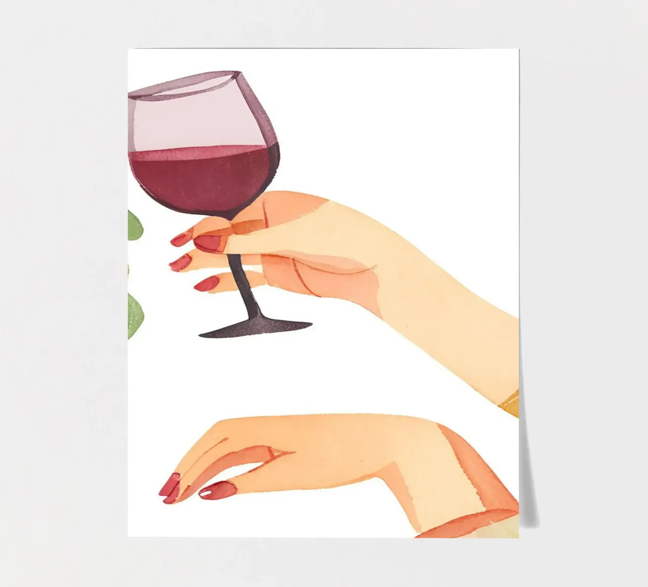 Weinglas sticker sheet by designsbysophia