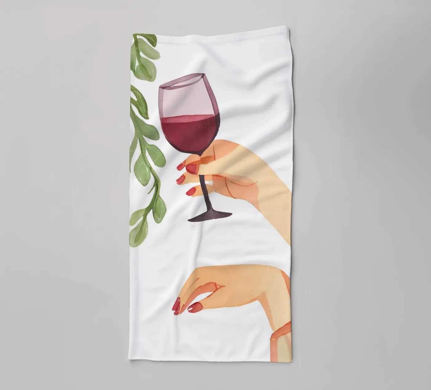 Weinglas towel by designsbysophia