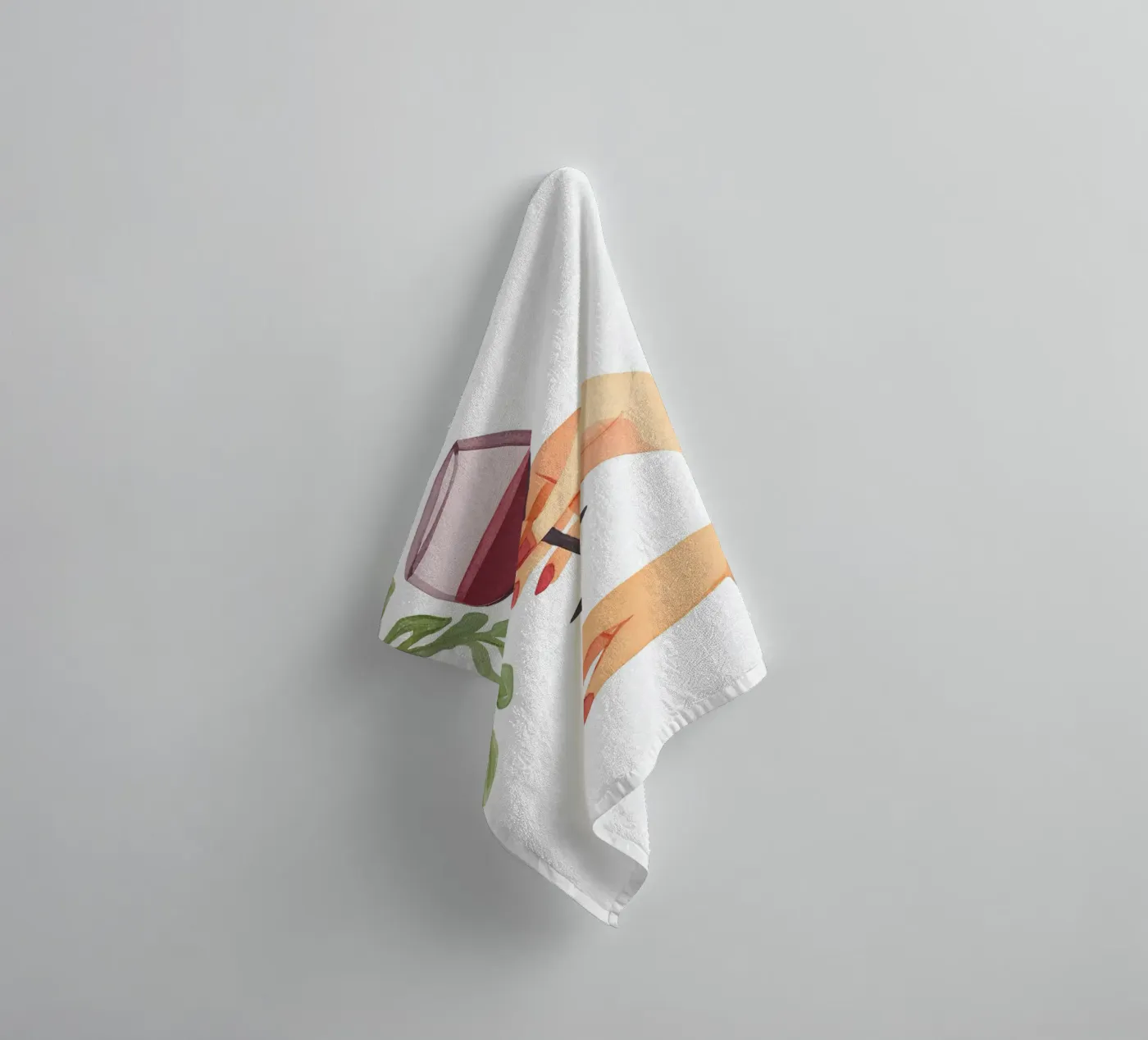 Weinglas towel by designsbysophia