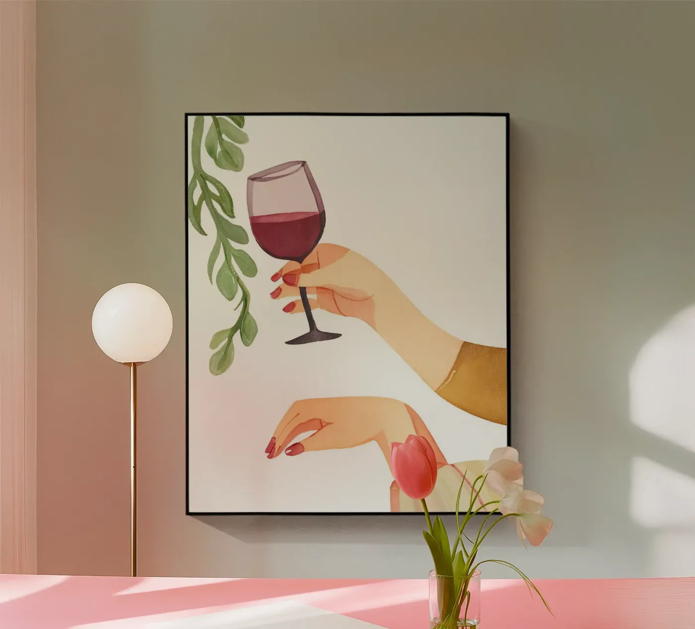Weinglas plexiglass da designsbysophia