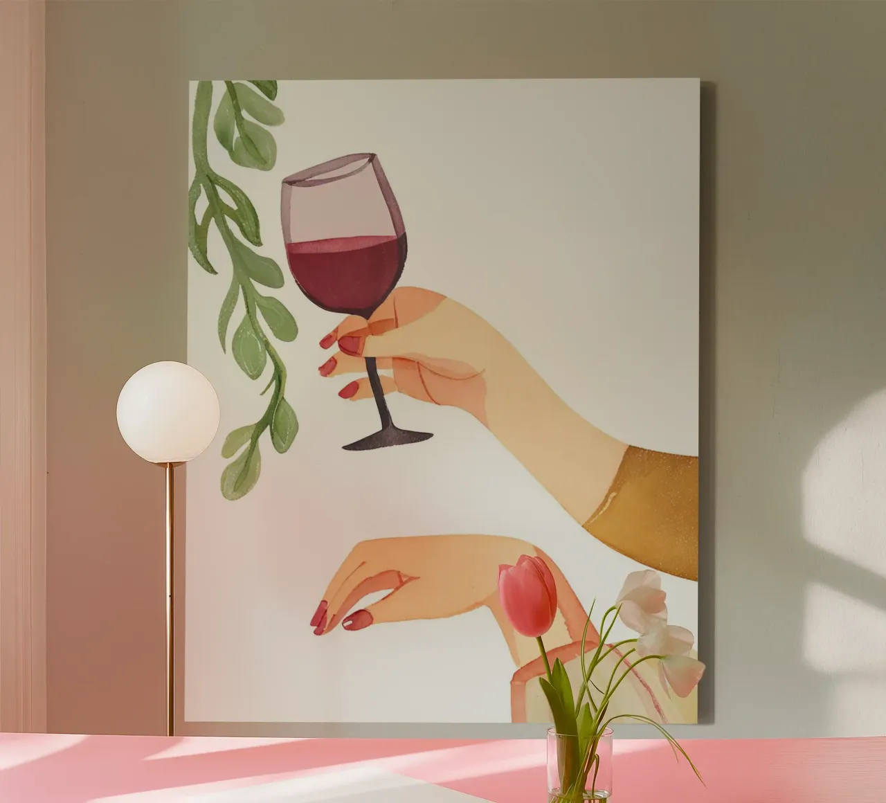 Weinglas tela da designsbysophia