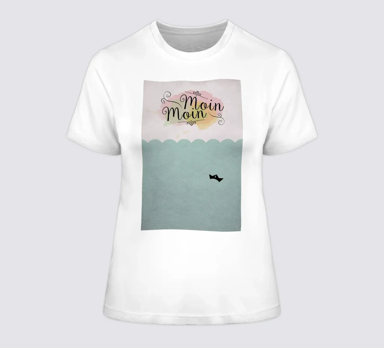 Moin Moin x t-shirt da donna da Amy & Kurt