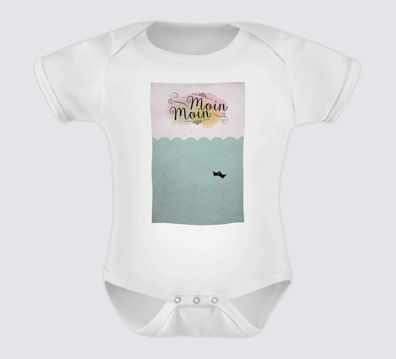 Moin Moin x Kurzarm Babybody von Amy & Kurt