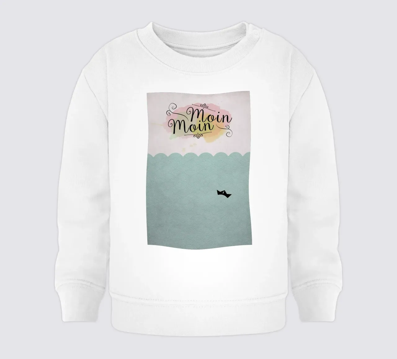 Moin Moin x baby sweatshirt van Amy & Kurt