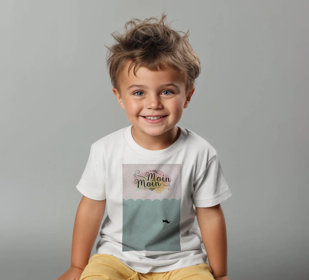 Moin Moin x t-shirt bambini da Amy & Kurt