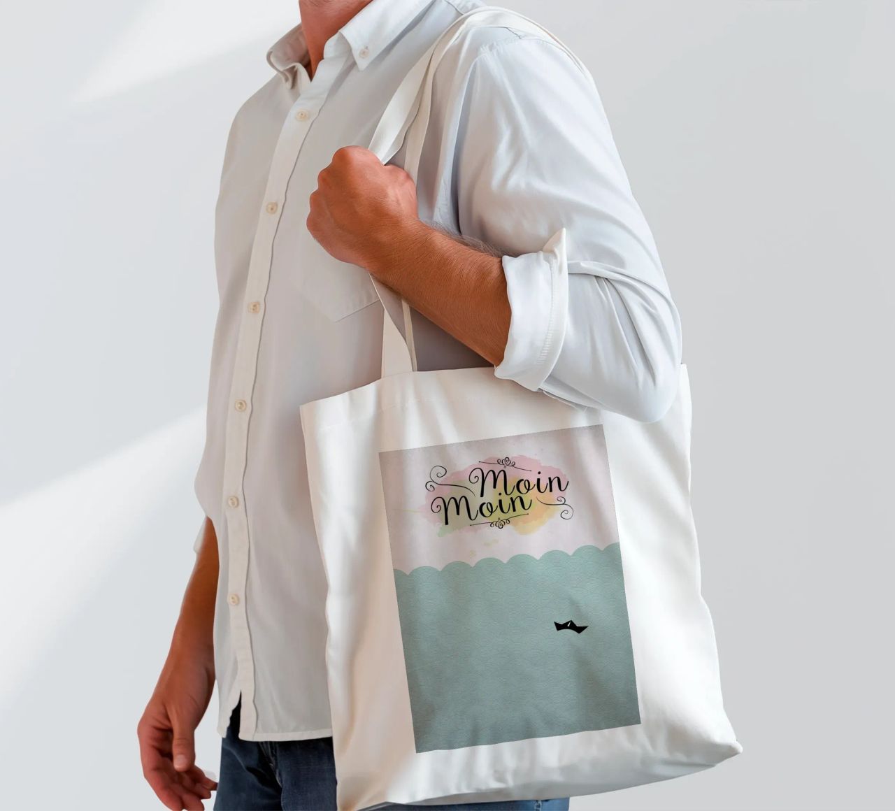 Moin Moin x borsa in juta da Amy & Kurt
