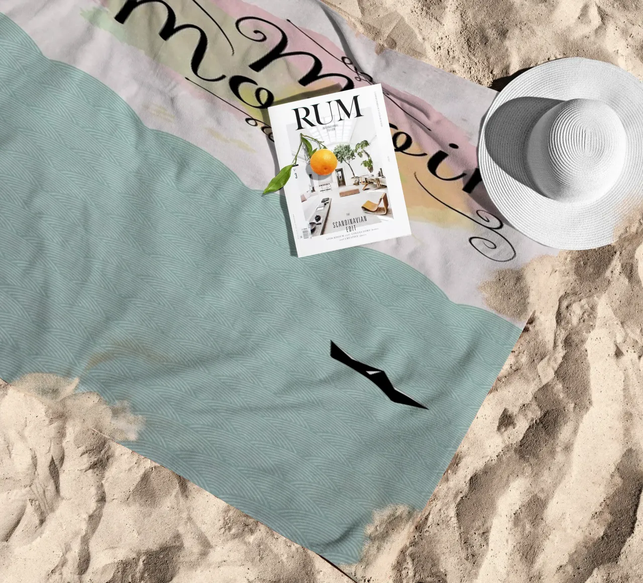 Moin Moin x serviette de plage de Amy & Kurt