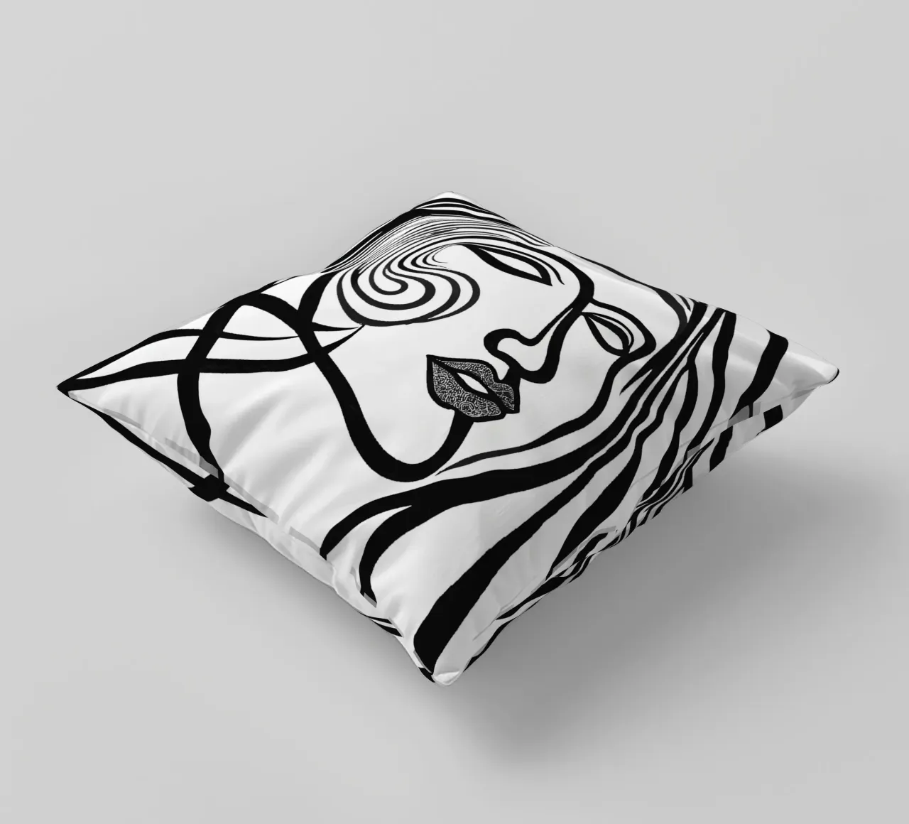 Frauengesicht cuscino da designsbysophia