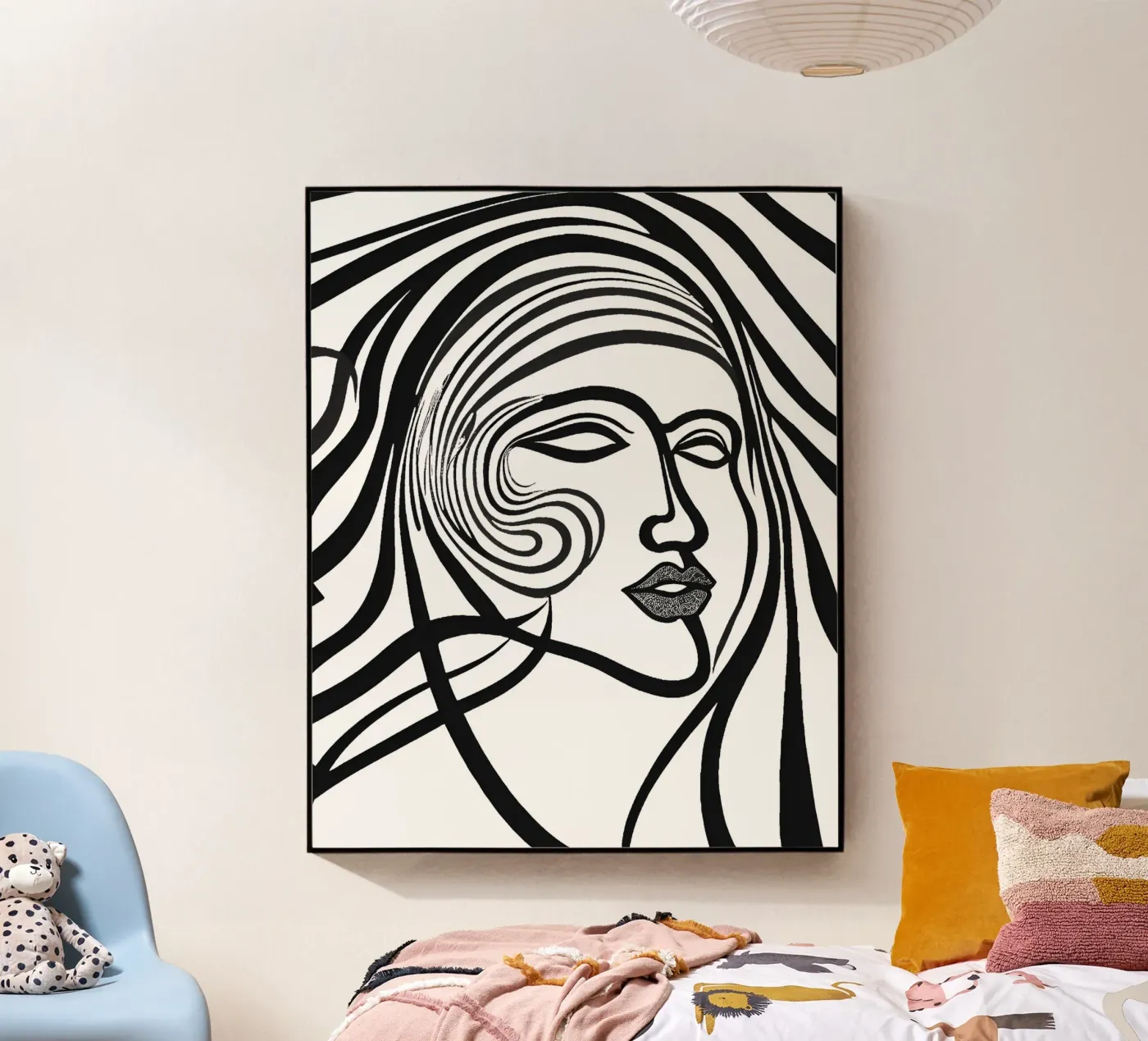 Frauengesicht plexiglas de designsbysophia