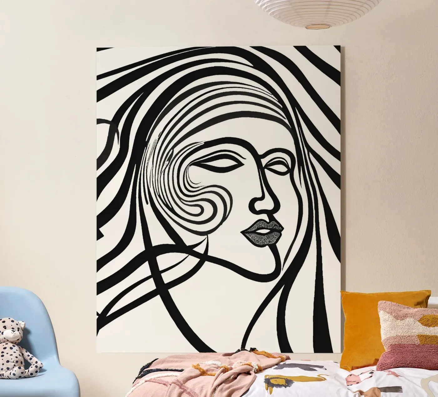 Frauengesicht plexiglas de designsbysophia