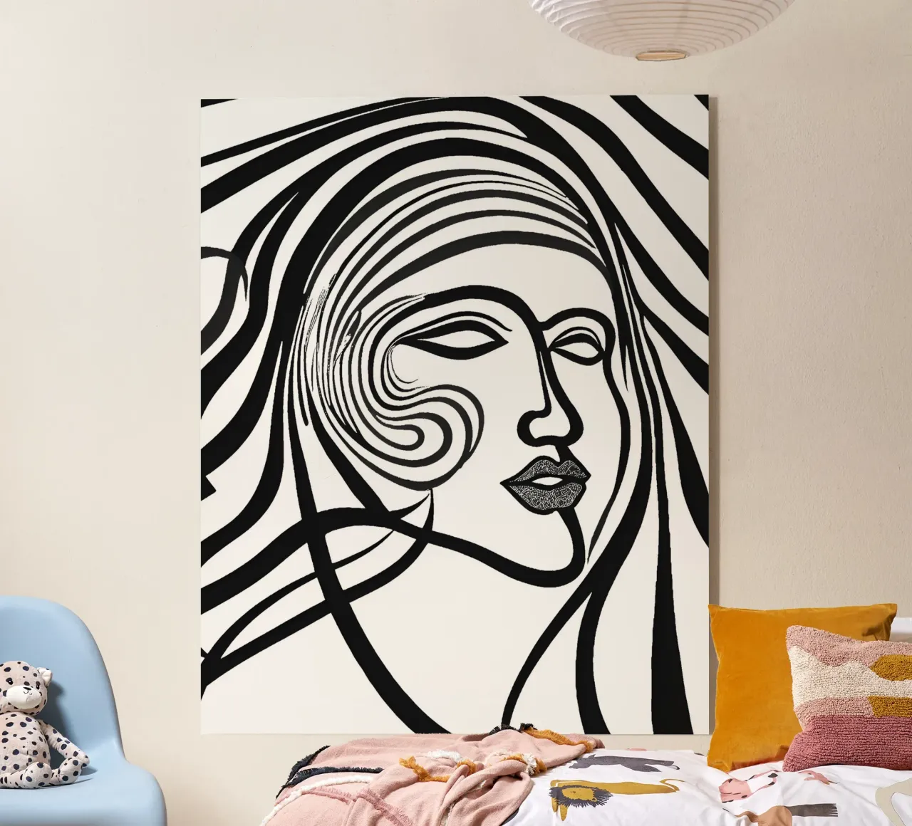 Frauengesicht plexiglass da designsbysophia