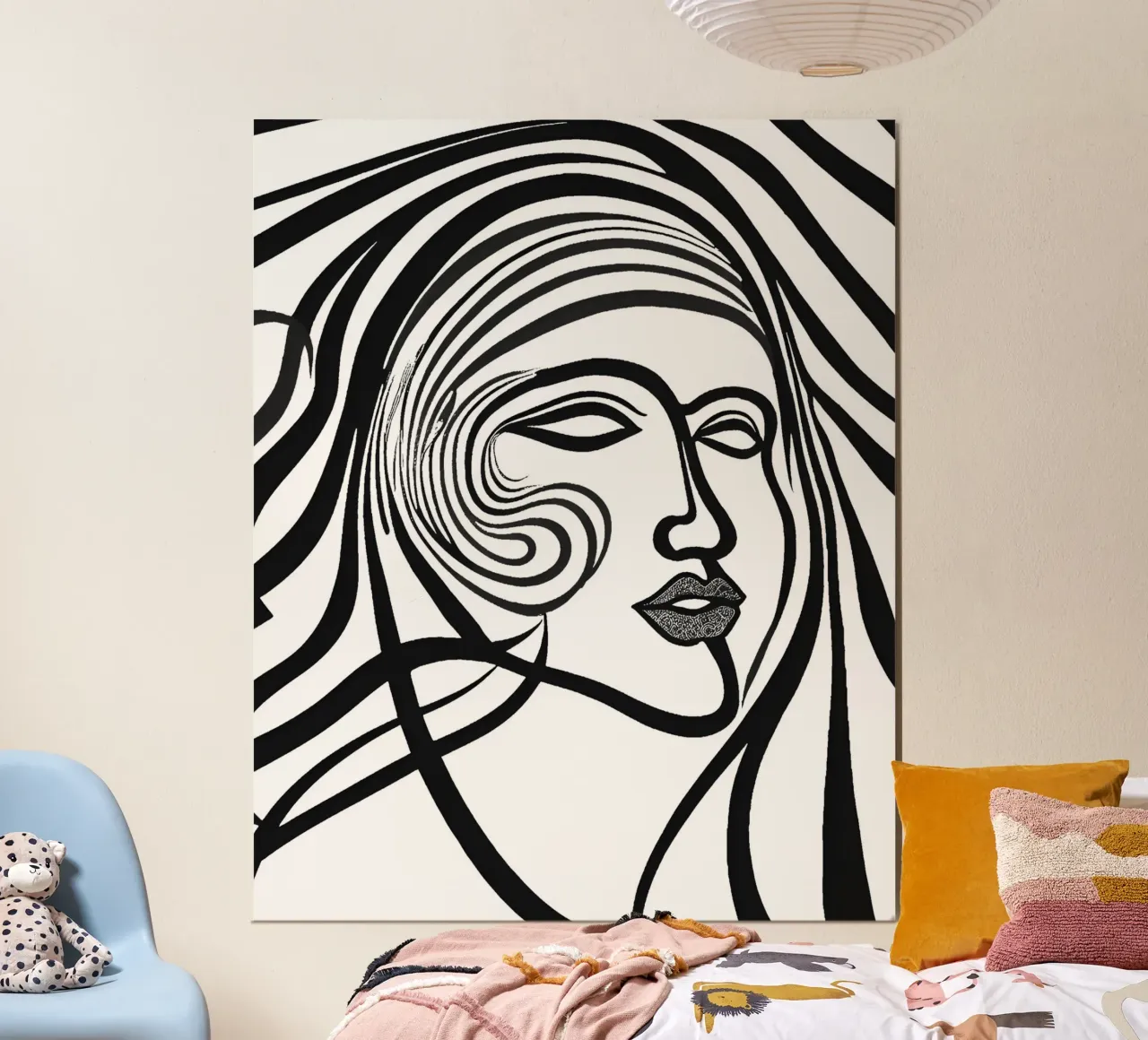 Frauengesicht poster da designsbysophia