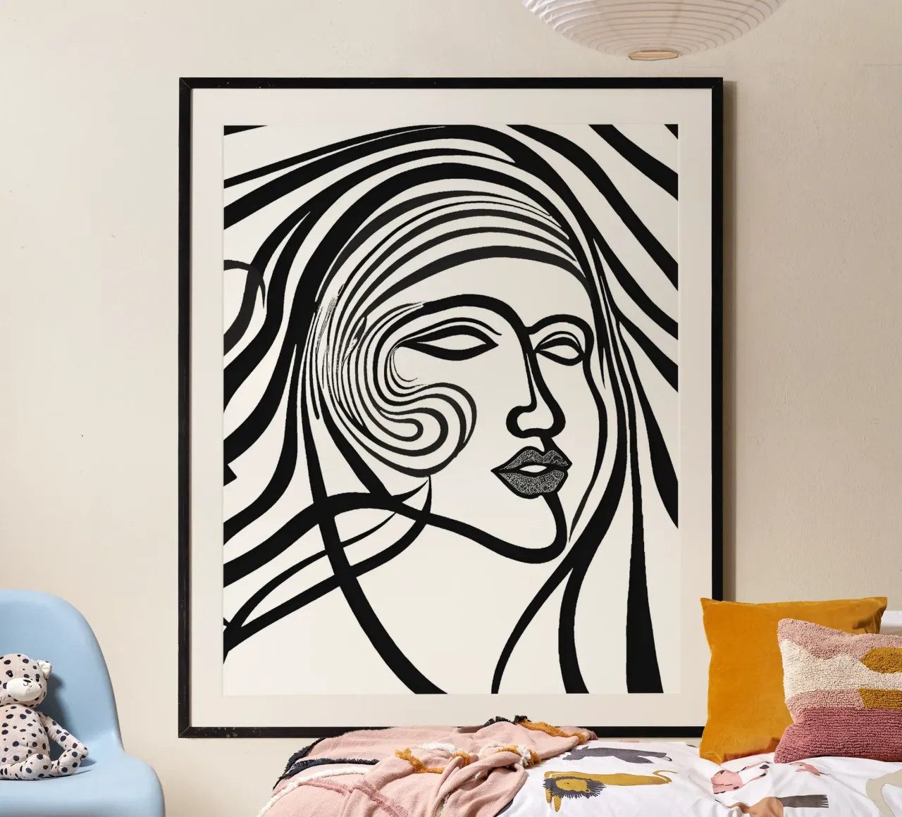 Frauengesicht poster da designsbysophia