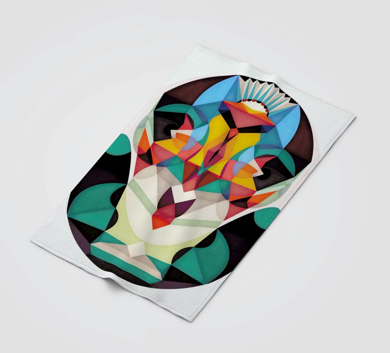 Not Right But Right fleece blanket by lovely lines