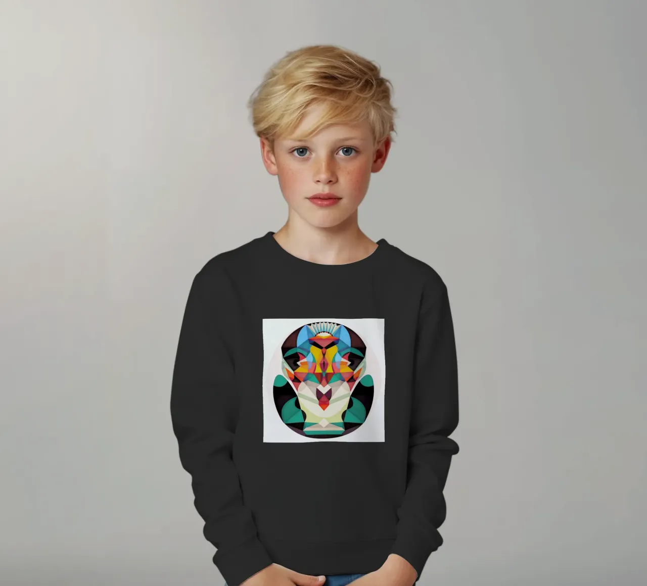 Not Right But Right felpa bambino da Abstract 888