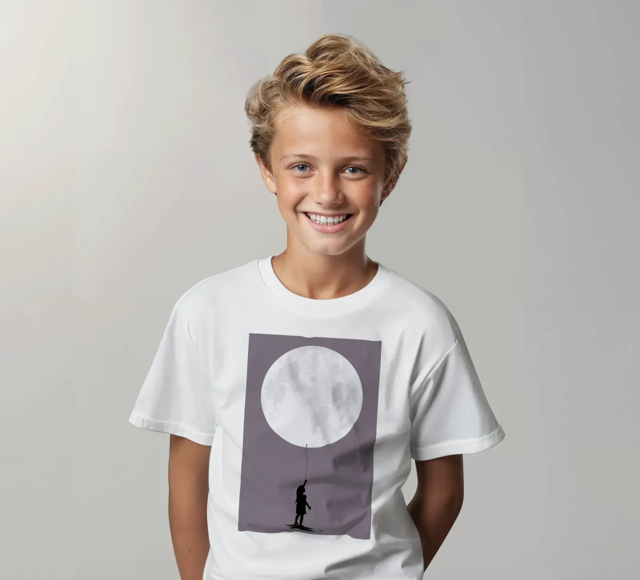 Moonballoon kinder t-shirt van Amy & Kurt