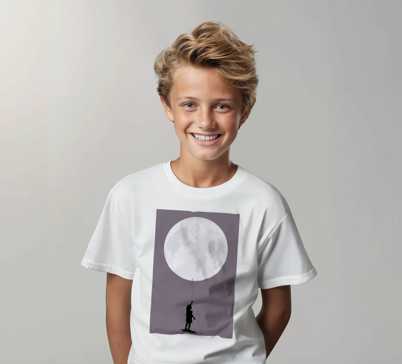 Moonballoon t-shirt bambini da Amy & Kurt