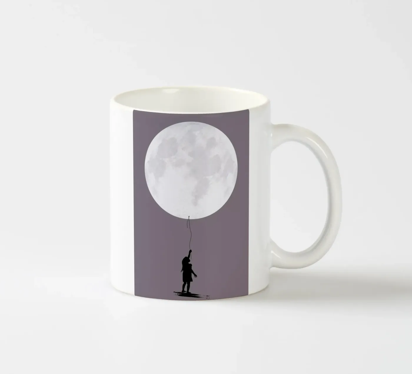 Moonballoon ceramic mug by Amy & Kurt