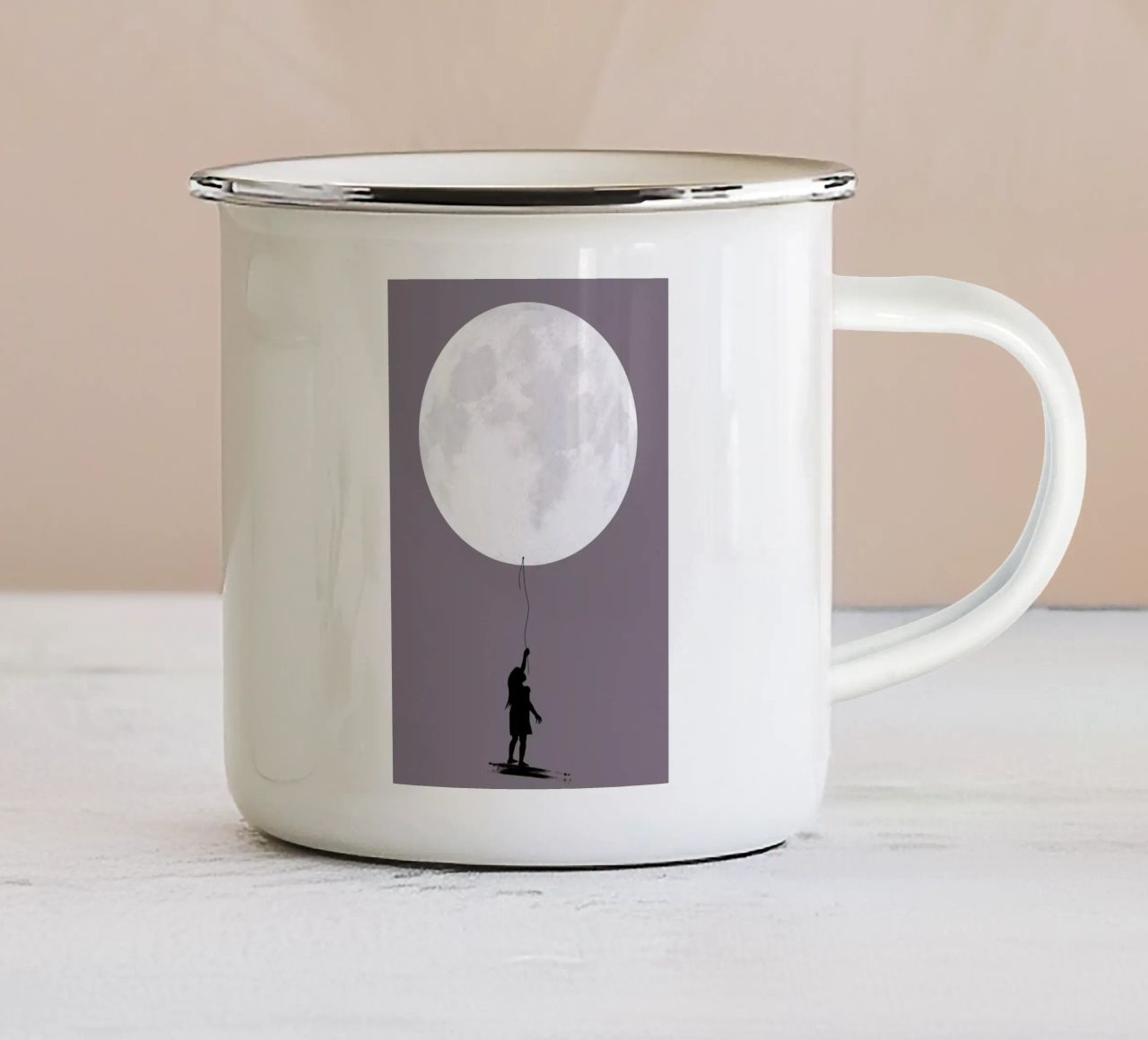 Moonballoon tazza in smalto da Amy & Kurt