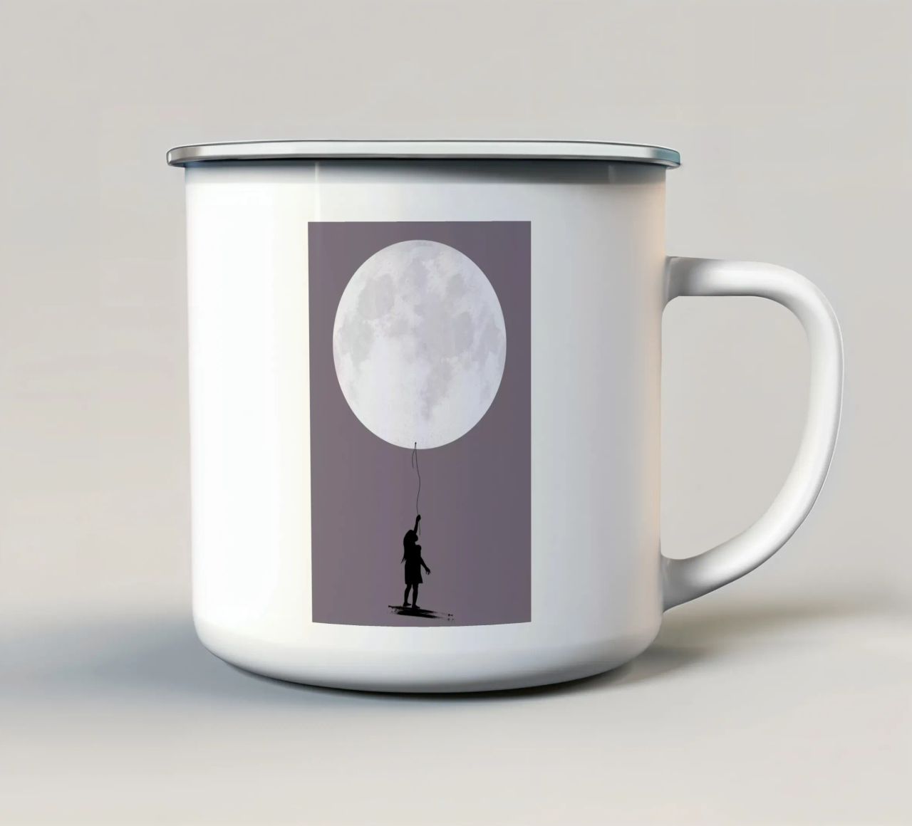 Moonballoon tazza in smalto da Amy & Kurt