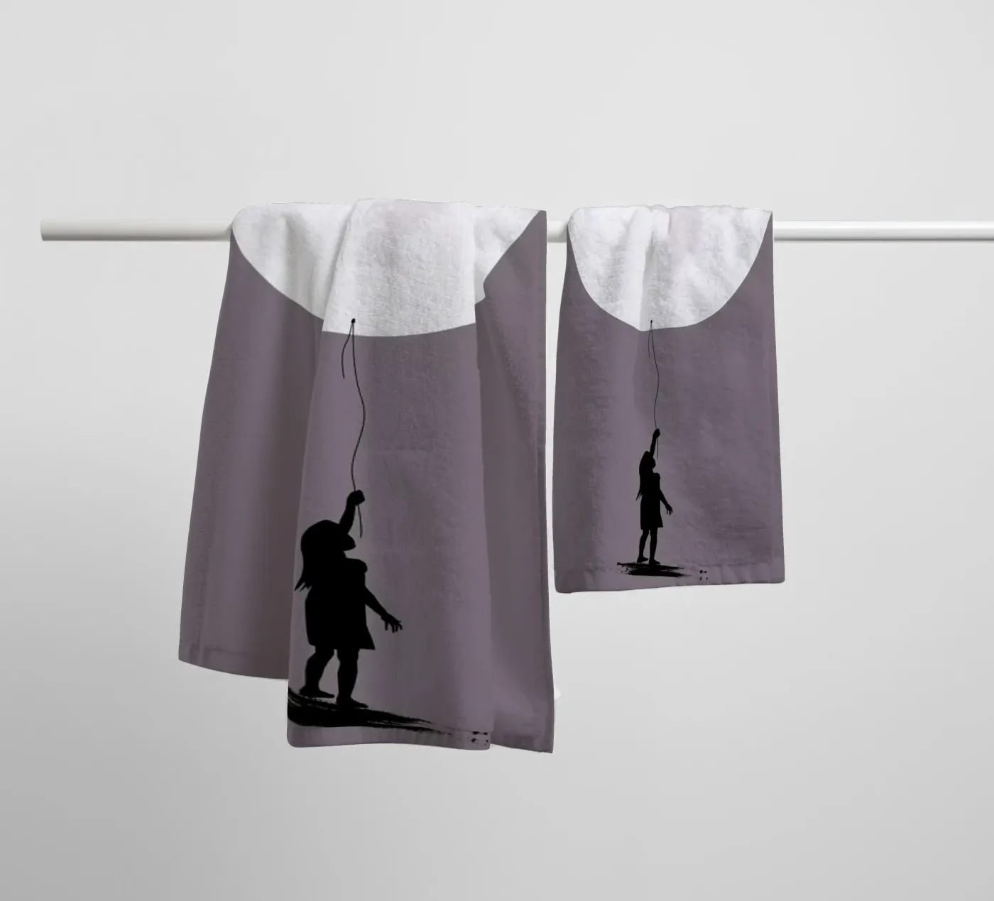 Moonballoon towel by Amy & Kurt