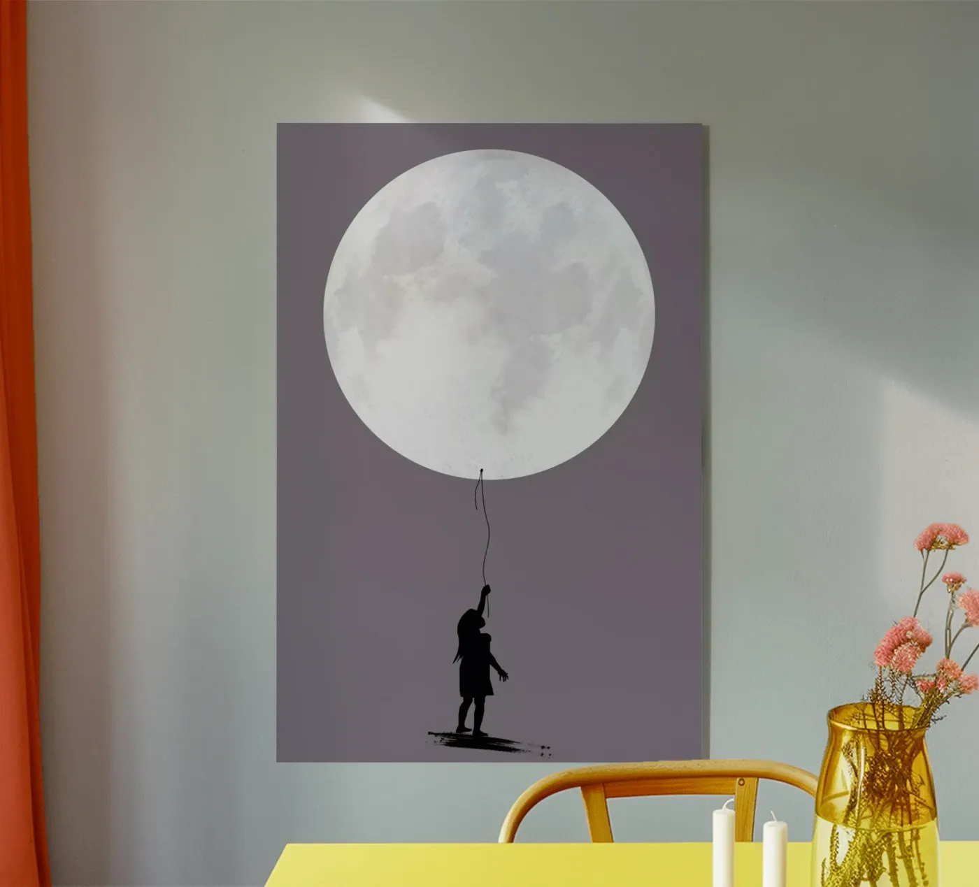 Moonballoon acrylic glass by Amy & Kurt