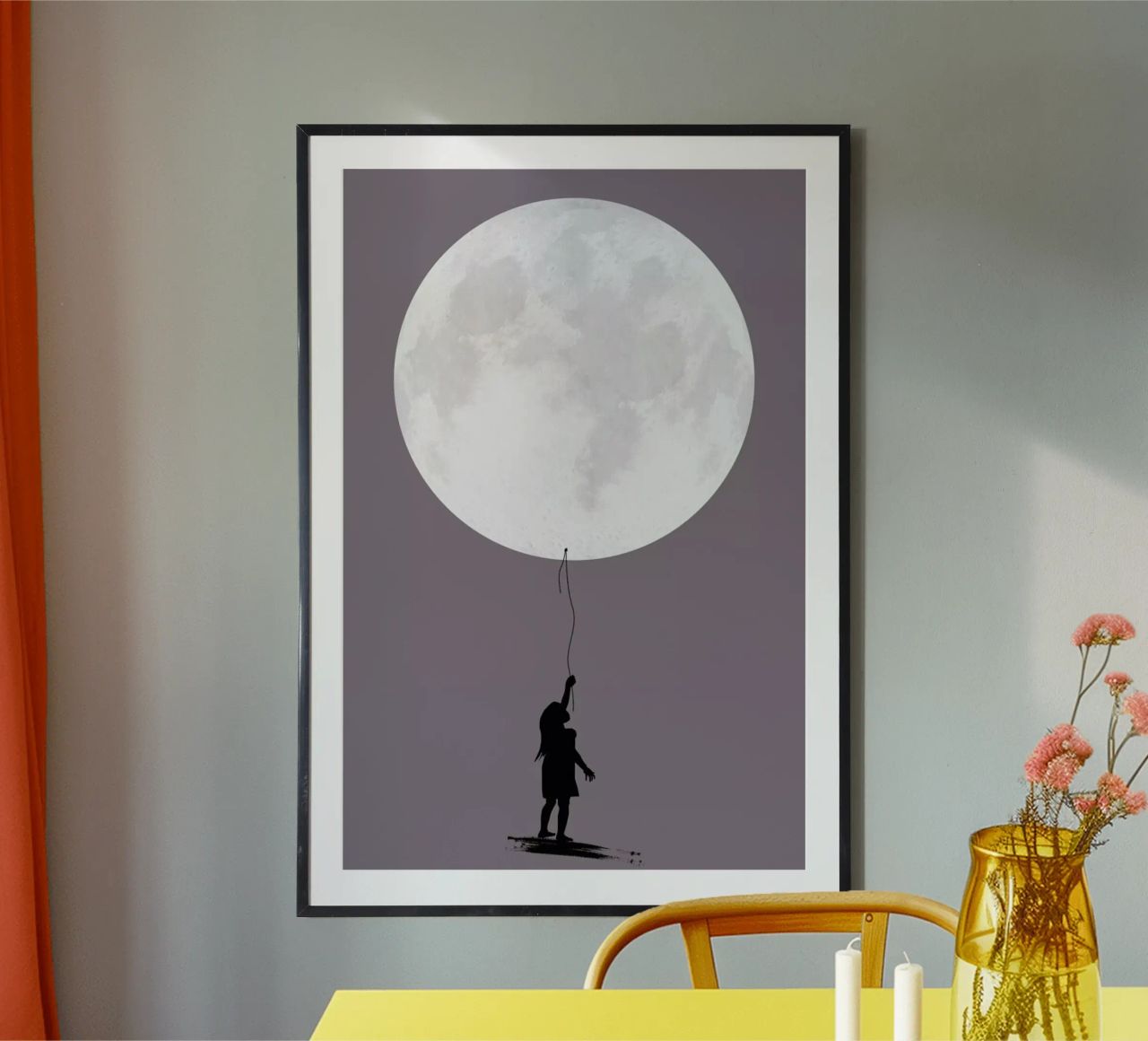 Moonballoon Poster von Amy & Kurt