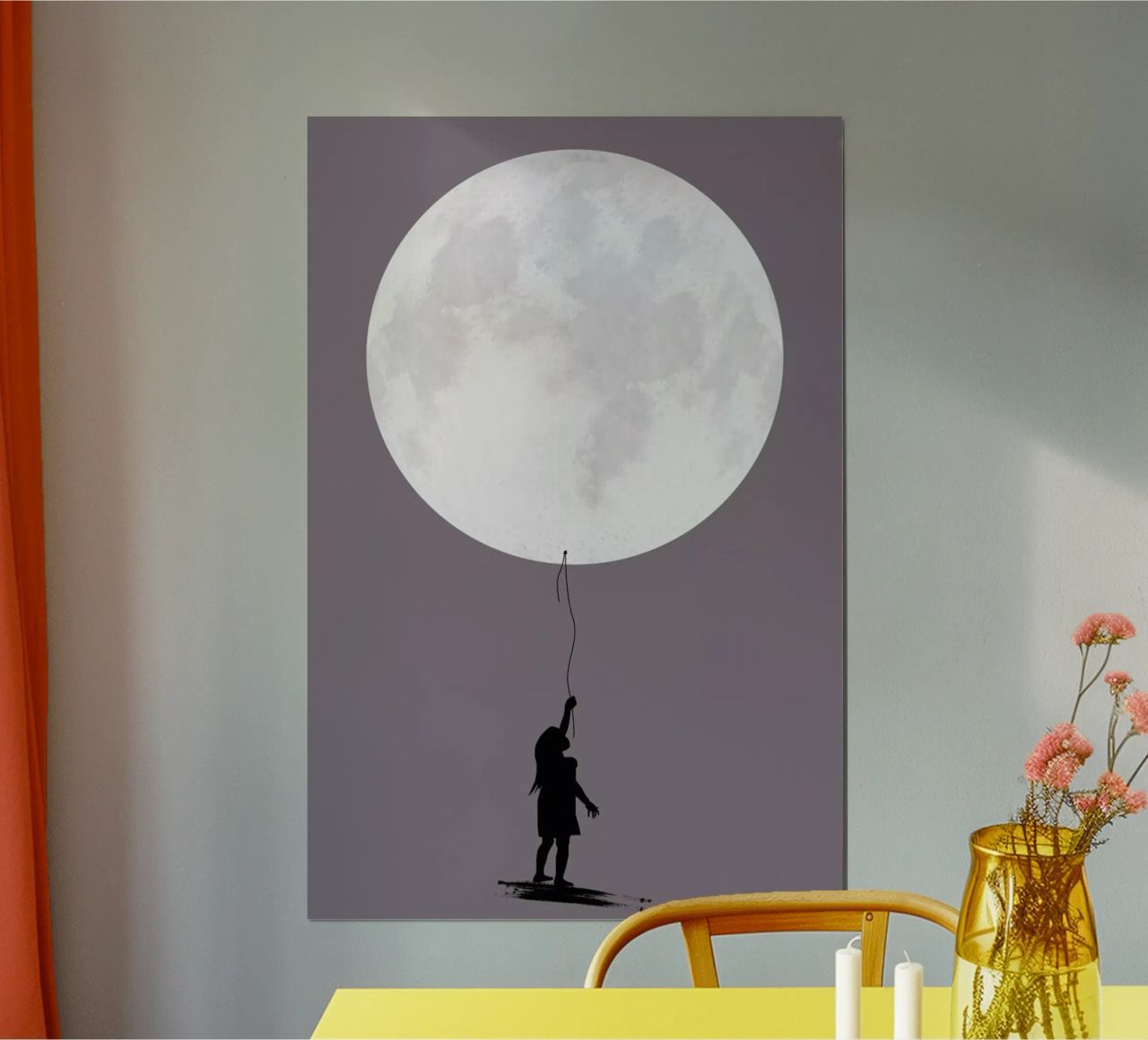 Moonballoon Poster von Amy & Kurt
