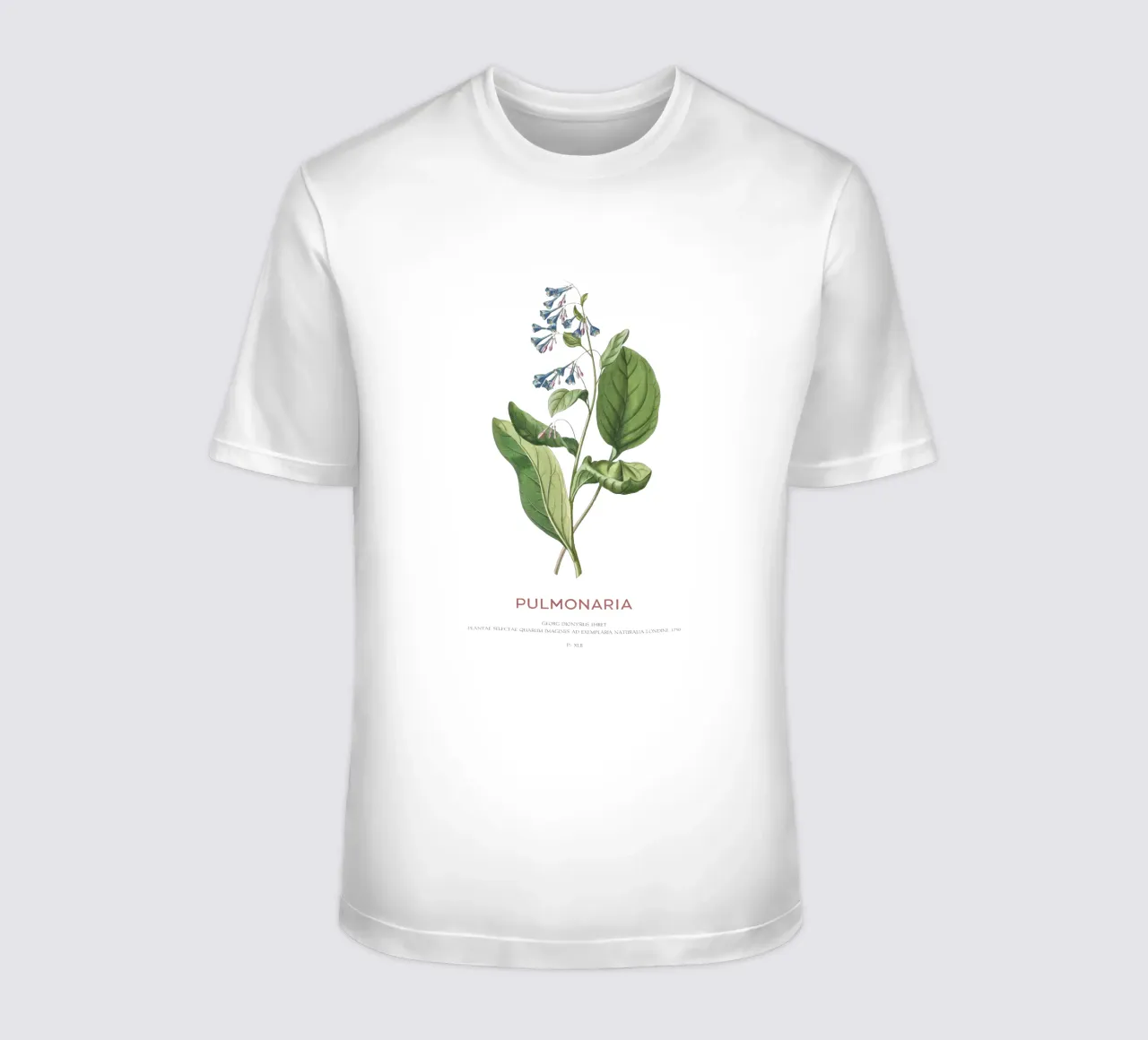 Pulmonaria of longkruid t-shirt van Vintagrafica