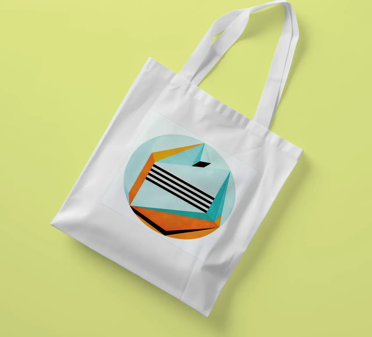 Stand Between And Listen borsa in juta da Abstract 888