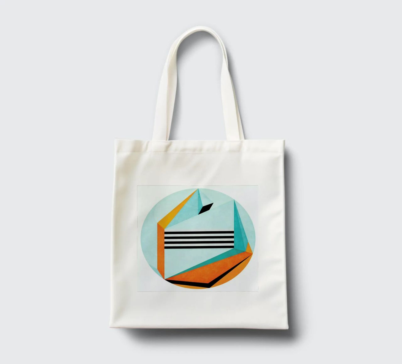 Stand Between And Listen borsa in juta da lovely lines