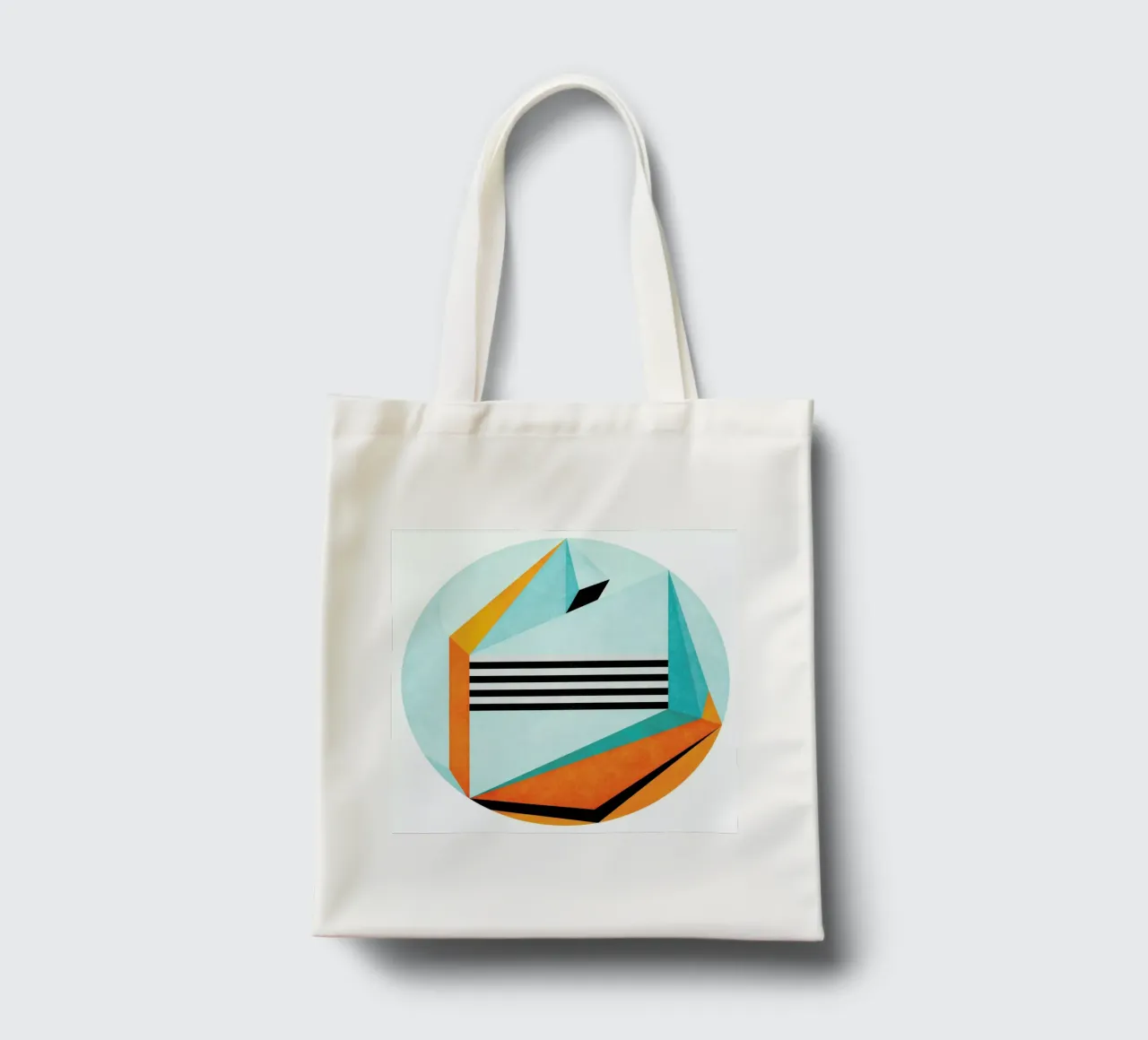 Stand Between And Listen borsa in juta da Abstract 888