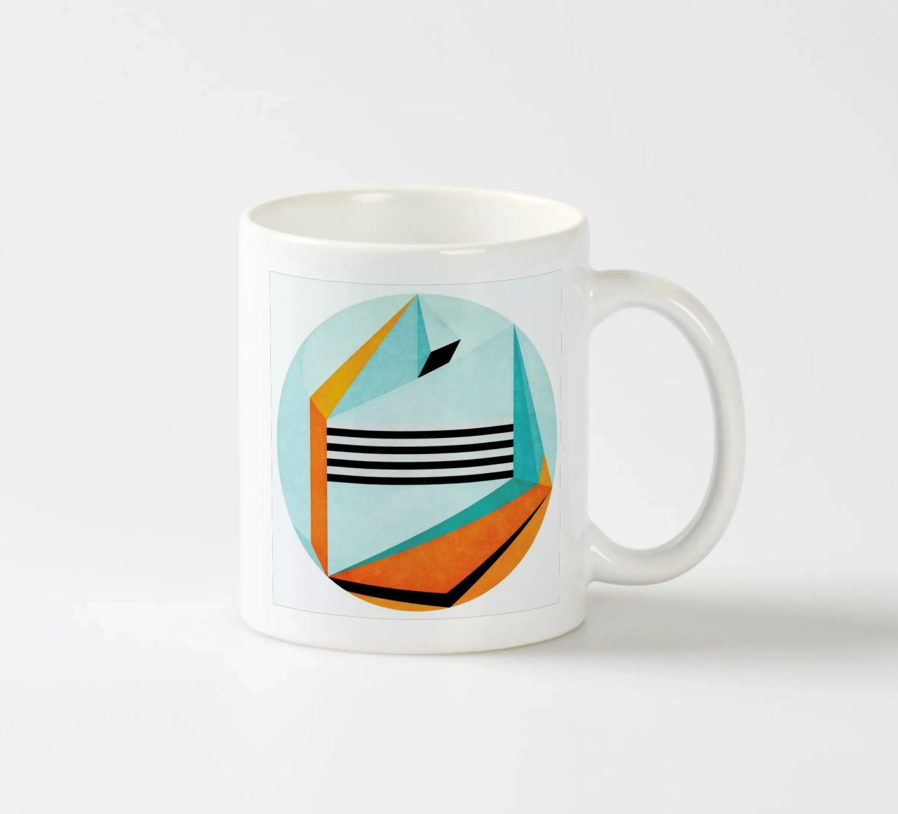 Stand Between And Listen tazza in ceramica da lovely lines
