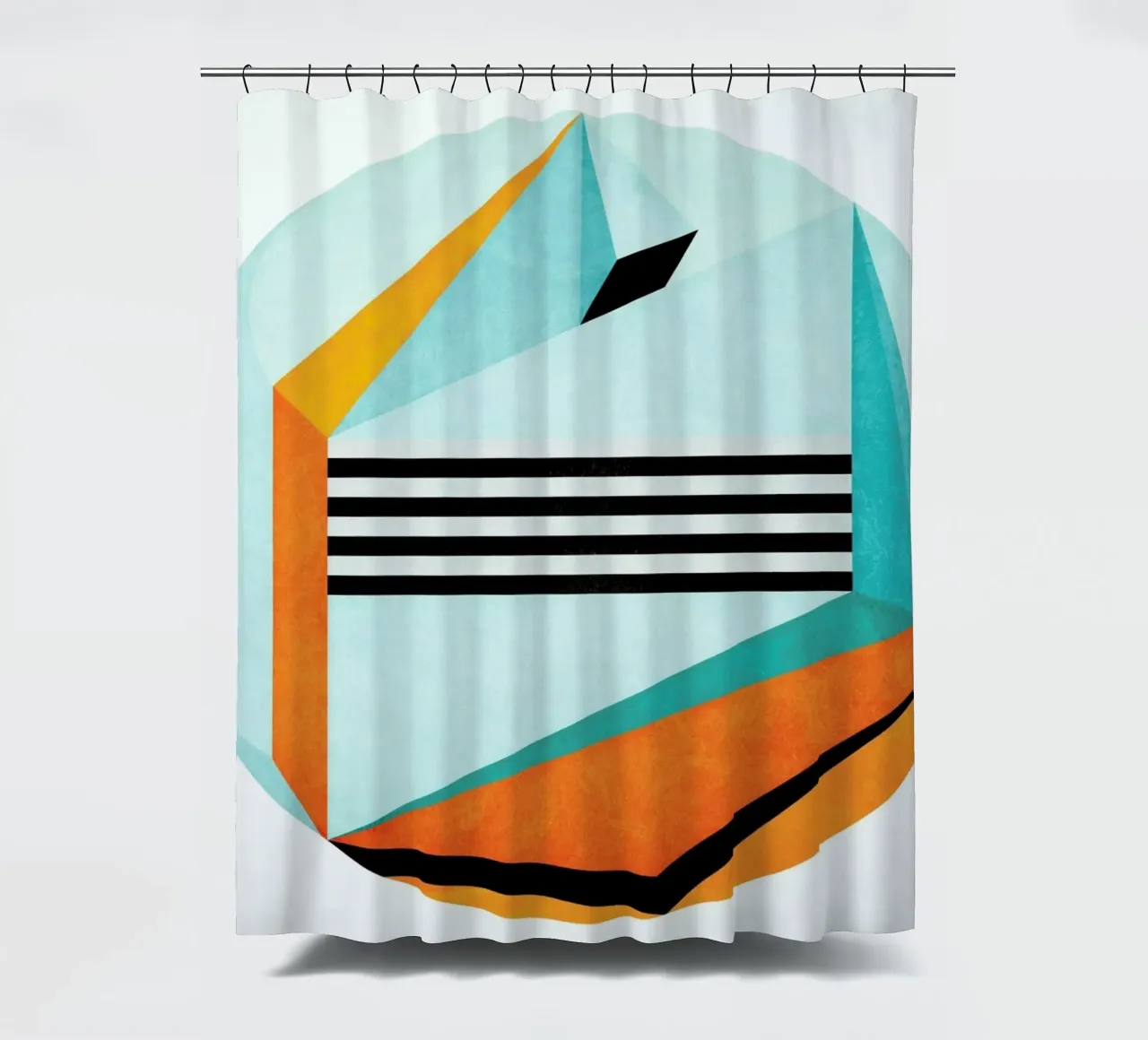 Stand Between And Listen tenda da doccia da Abstract 888