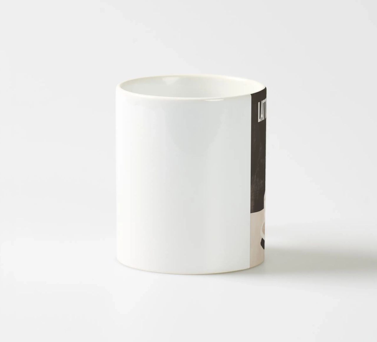LATTE | Caffè con latte motivo cucina tazza in ceramica da Autofocus